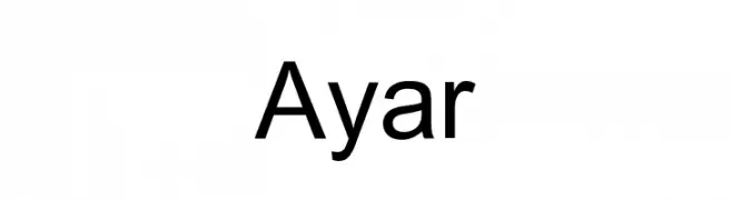 Ayar  Fuentes Gratis Descargar
