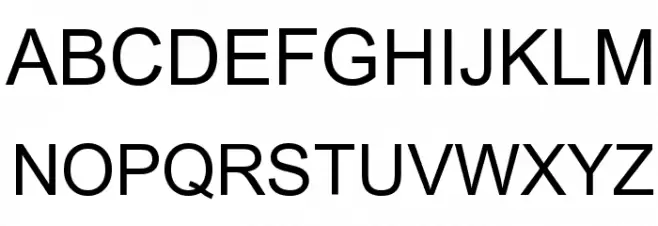 Ayar Schriftart Groß