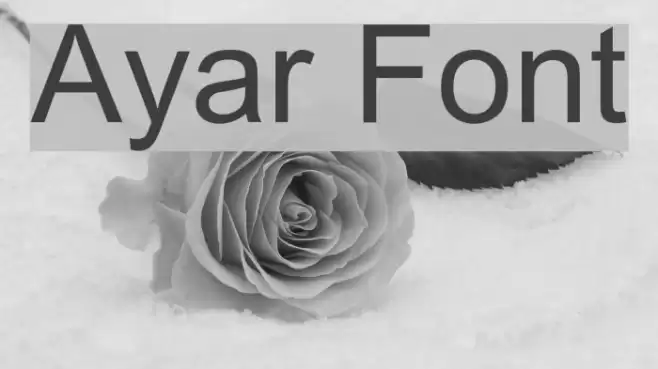 Ayar Font examples