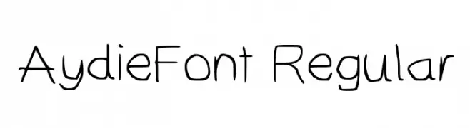 AydieFont Regular  Descarca Fonturi Gratis