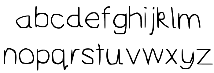 AydieFont Regular Font LOWERCASE