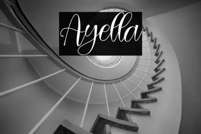 Ayella Font examples
