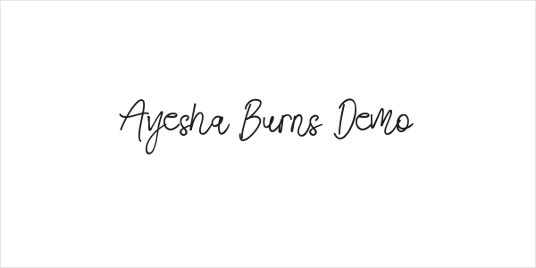 Ayesha Burns Demo Logo