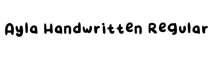 Ayla Handwritten Regular  フリーフォントのダウンロード