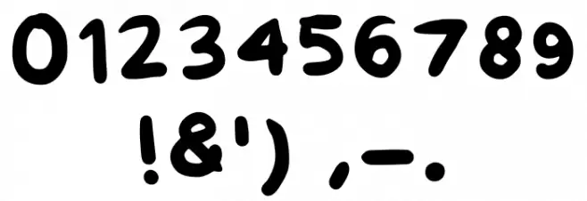 Ayla Handwritten Regular Font OTHER CHARS