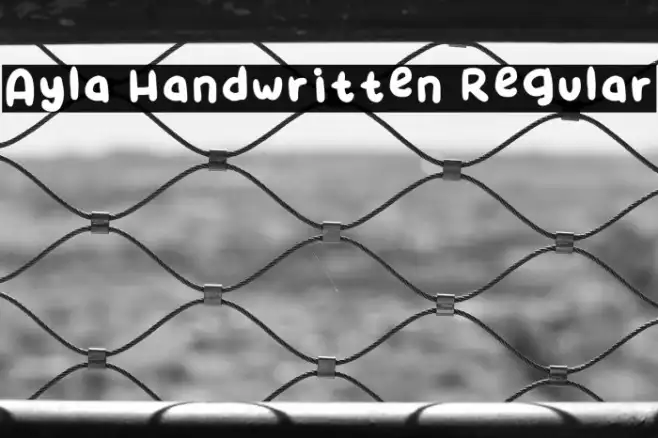Ayla Handwritten Regular Example 3