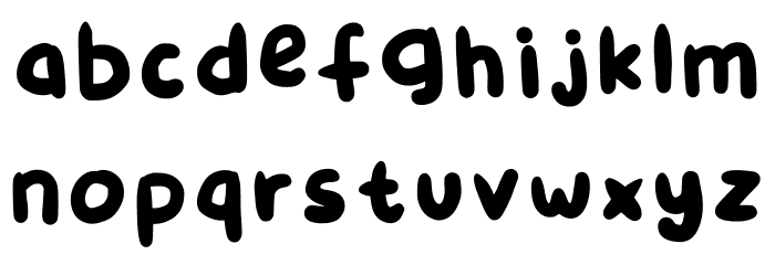 Ayla Handwritten Regular Font LOWERCASE