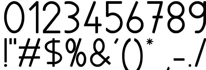AylaCSscript Font OTHER CHARS