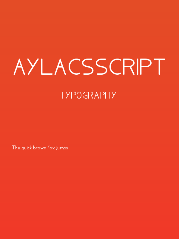 AylaCSscript Poster