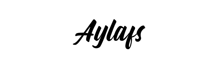 Aylafs  Frei Schriftart Herunterladen