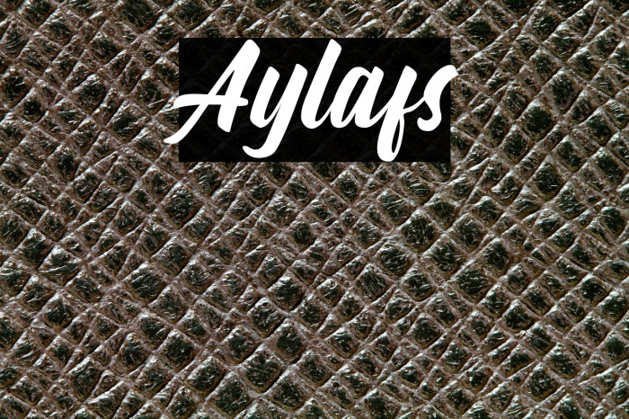 Aylafs Example 1