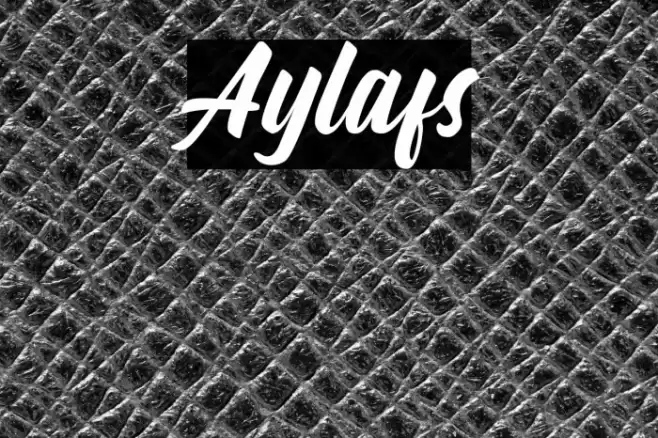 Aylafs Font examples