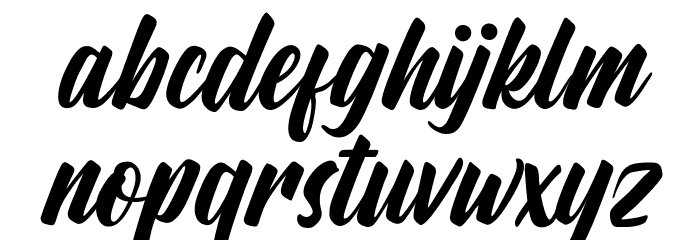Aylafs Font LOWERCASE