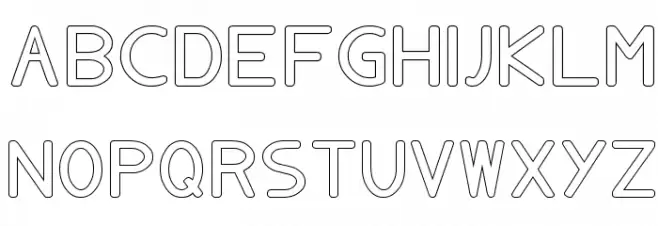 AylavideCS Font UPPERCASE