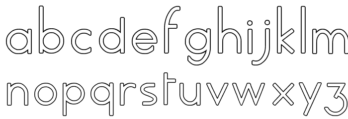 AylavideCS Font LOWERCASE