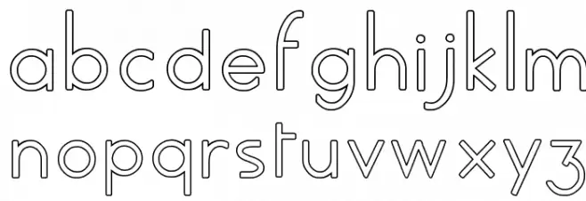 AylavideCS Font LOWERCASE