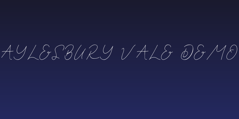 Aylesbury Vale Demo Social Header