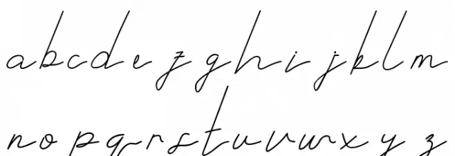 Aylesbury Vale Demo Font LOWERCASE