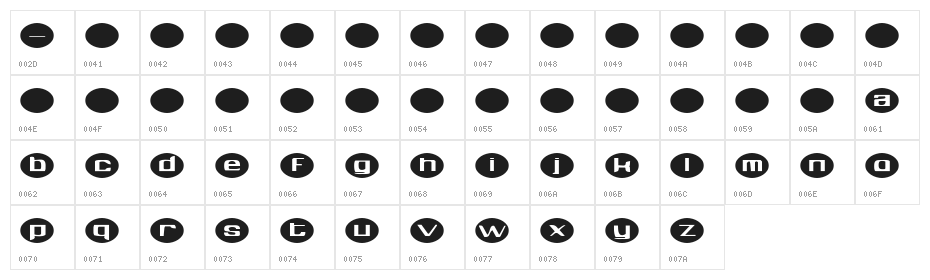 Aylmer Character Map