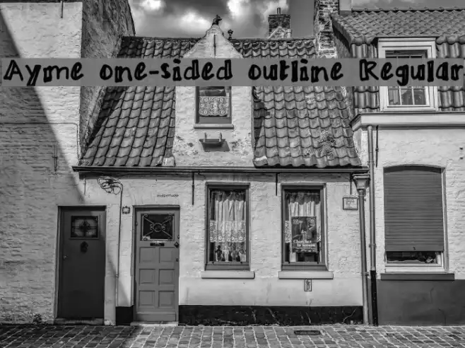 Ayme one-sided outline Regular Example 1