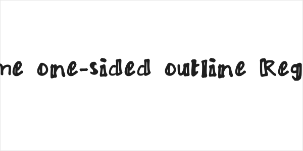 Ayme one-sided outline Regular Logo