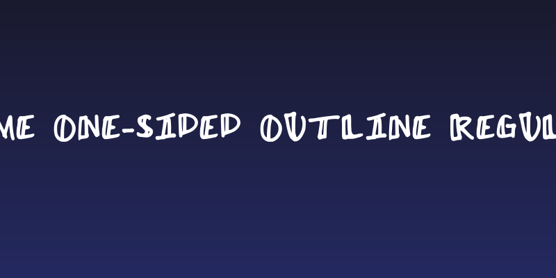 Ayme one-sided outline Regular Social Header