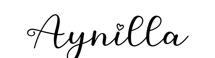 Aynilla  Frei Schriftart Herunterladen
