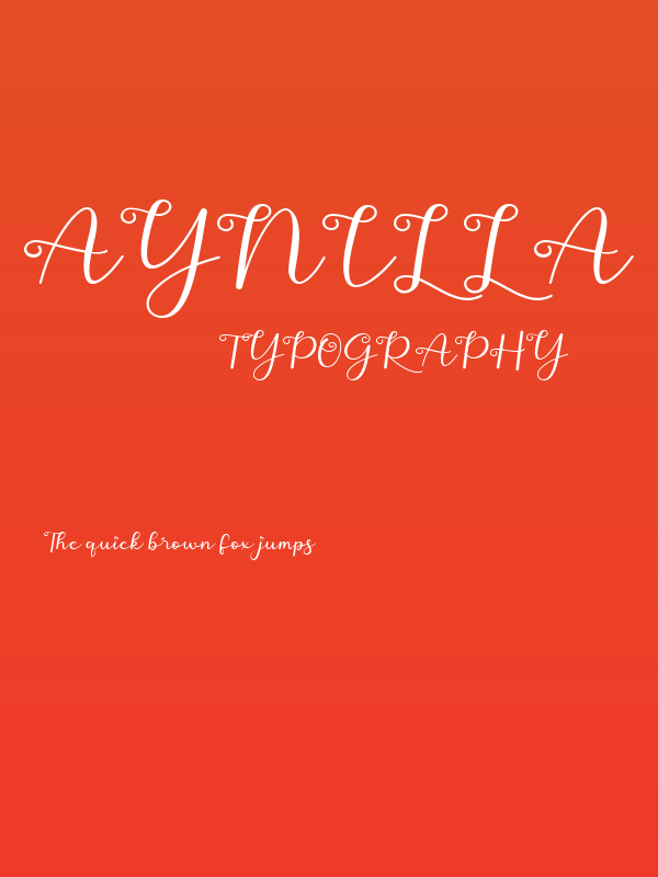 Aynilla Poster