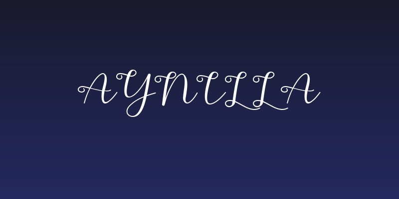 Aynilla Social Header
