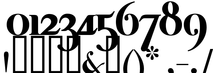 Ayosmonika Bold Font OTHER CHARS