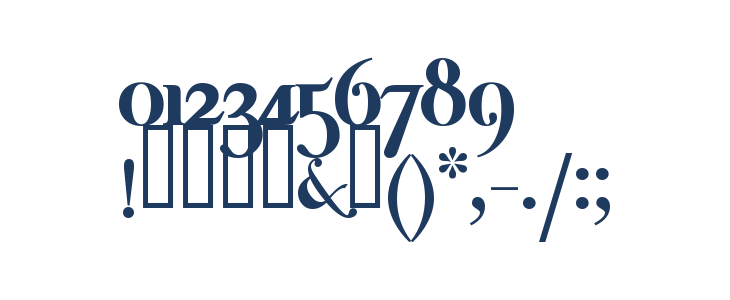 Ayosmonika Bold Other Characters