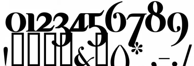 Ayosmonika Bold Font OTHER CHARS