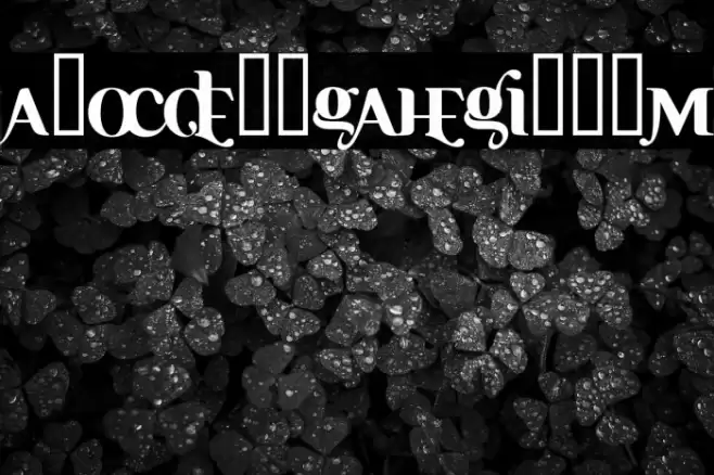 Ayosmonika Bold Font examples