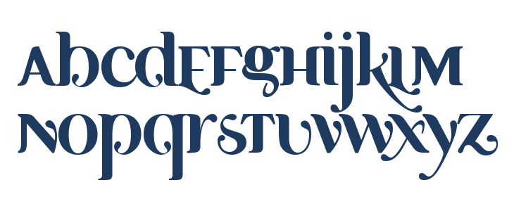 Ayosmonika Bold Lowercase