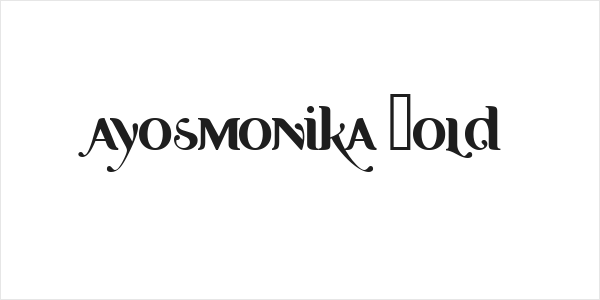Ayosmonika Bold Logo