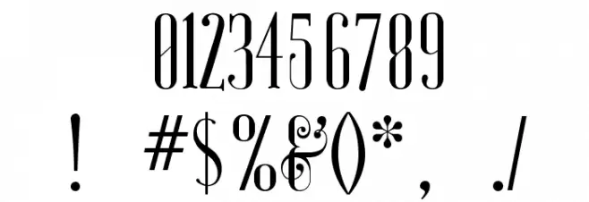 Ayres Font OTHER CHARS