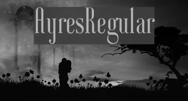 AyresRegular Font examples