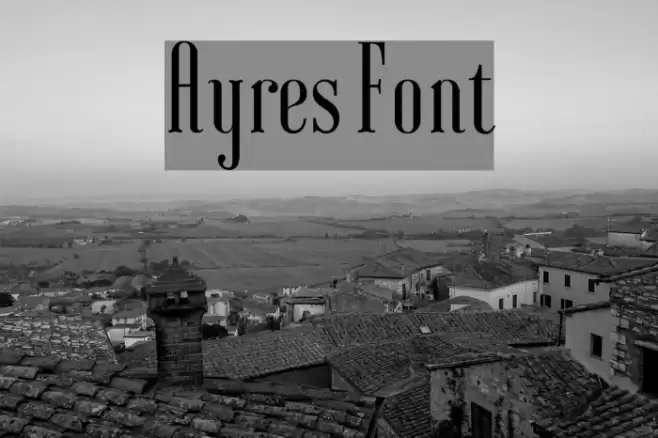 Ayres Font examples