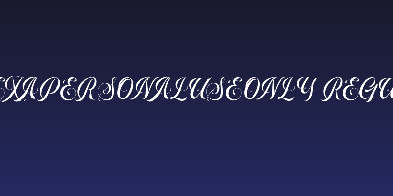 AyrexaPersonalUseOnly-Regular Social Header