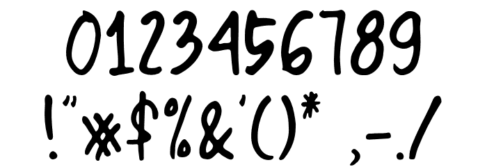 Ayrton-Regular Font OTHER CHARS