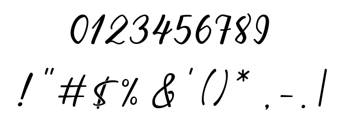 Ayrton pight Regular Font OTHER CHARS