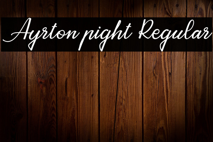 Ayrton pight Regular Example 3