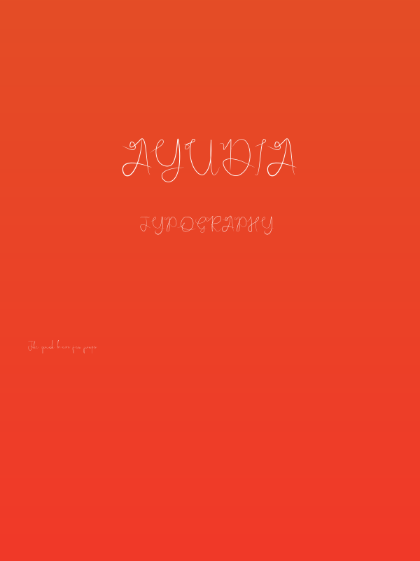 Ayudia Poster