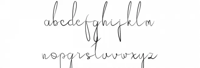 Ayudia फ़ॉन्ट लोअरकेस