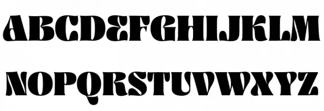 AyugaDEMO-Regular Шрифта ВЕРХНИЙ