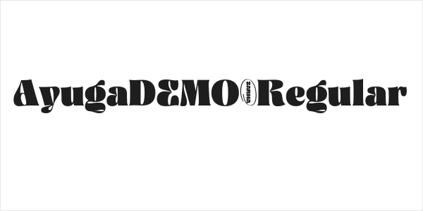AyugaDEMO-Regular Logo