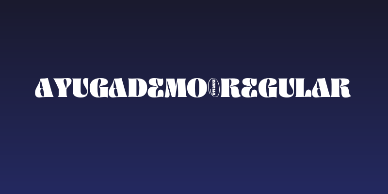 AyugaDEMO-Regular Social Header