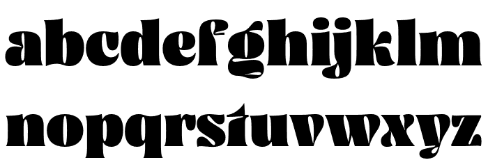 AyugaDEMO-Regular Font LOWERCASE