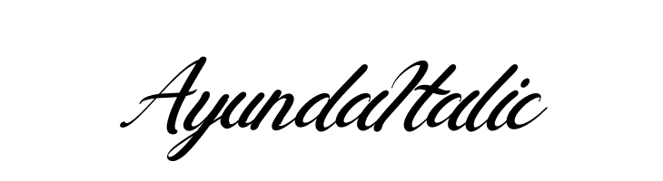 Ayunda Italic  font caratteri gratis