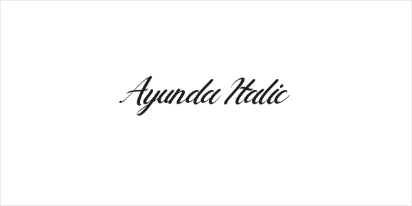 Ayunda Italic Logo